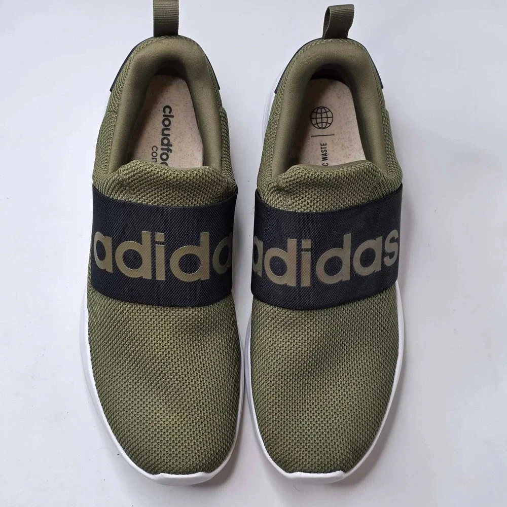 Adidas Lite Racer Adapt 4.0 Men's Sneakers Size 12 Green Slip On Running Shoes